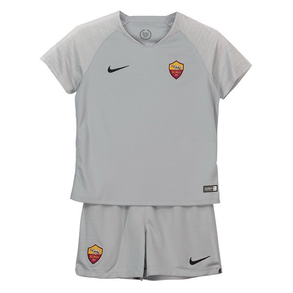 Maillot Football AS Roma Exterieur Enfant 2018-19 Gris